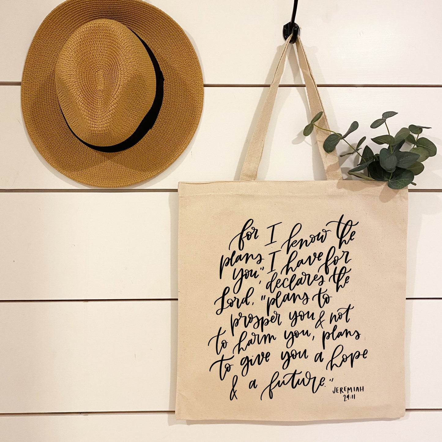 Jeremiah 29:11 Canvas Tote